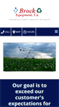 Mobile Screenshot of brockequipment.com